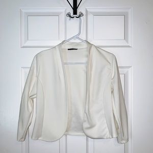 PaperMoon Cropped White Blazer